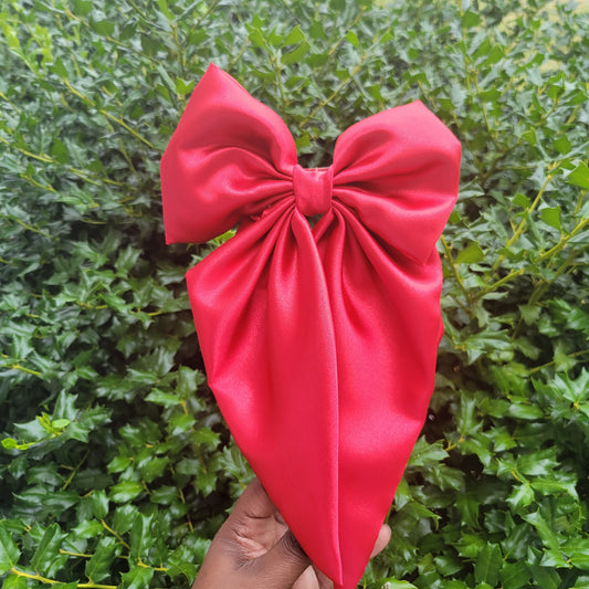 Adult silk bow with tails