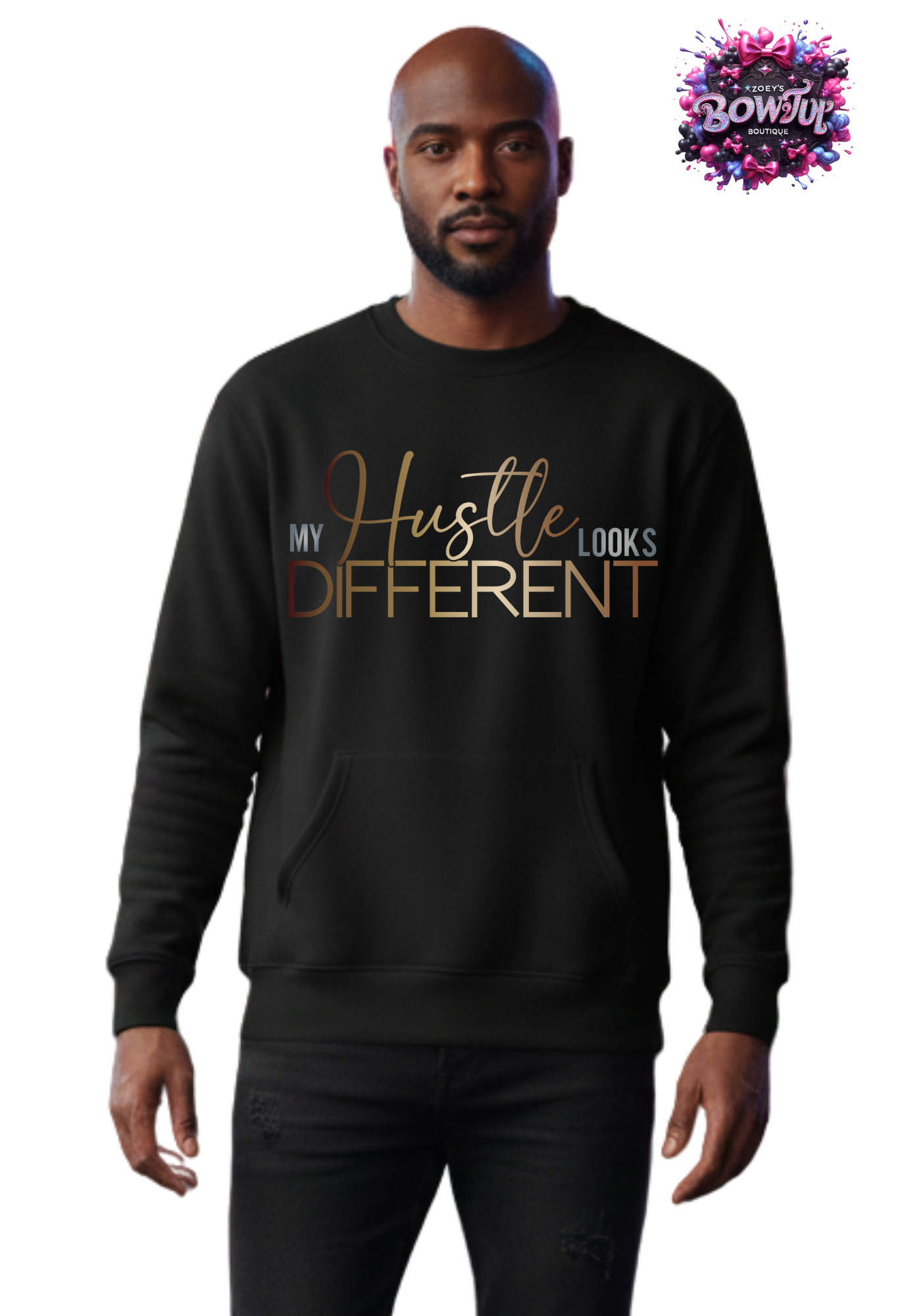 Men my hustle is different gold