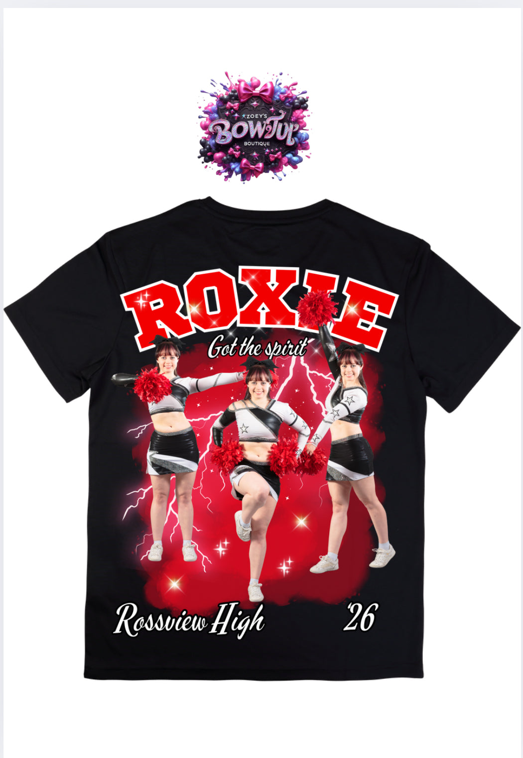Football and cheer shirt