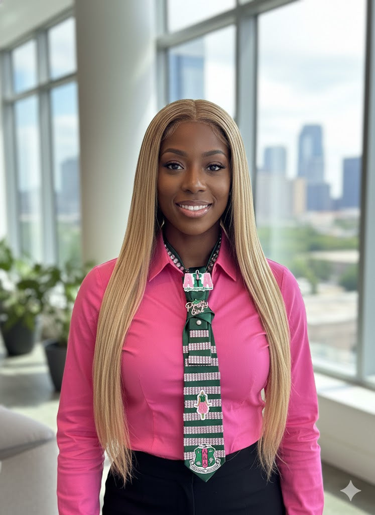 Pretty girl bling tie