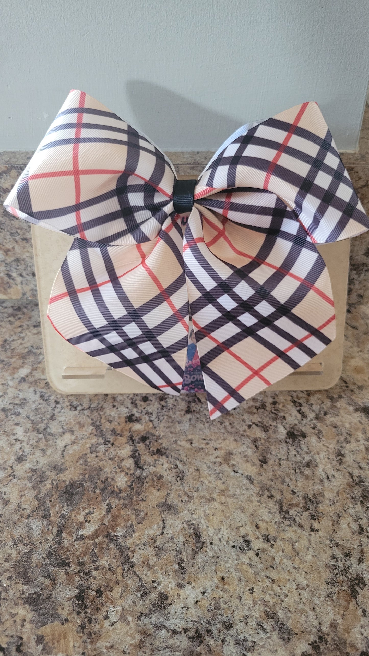 2025 plaid cheer bow style