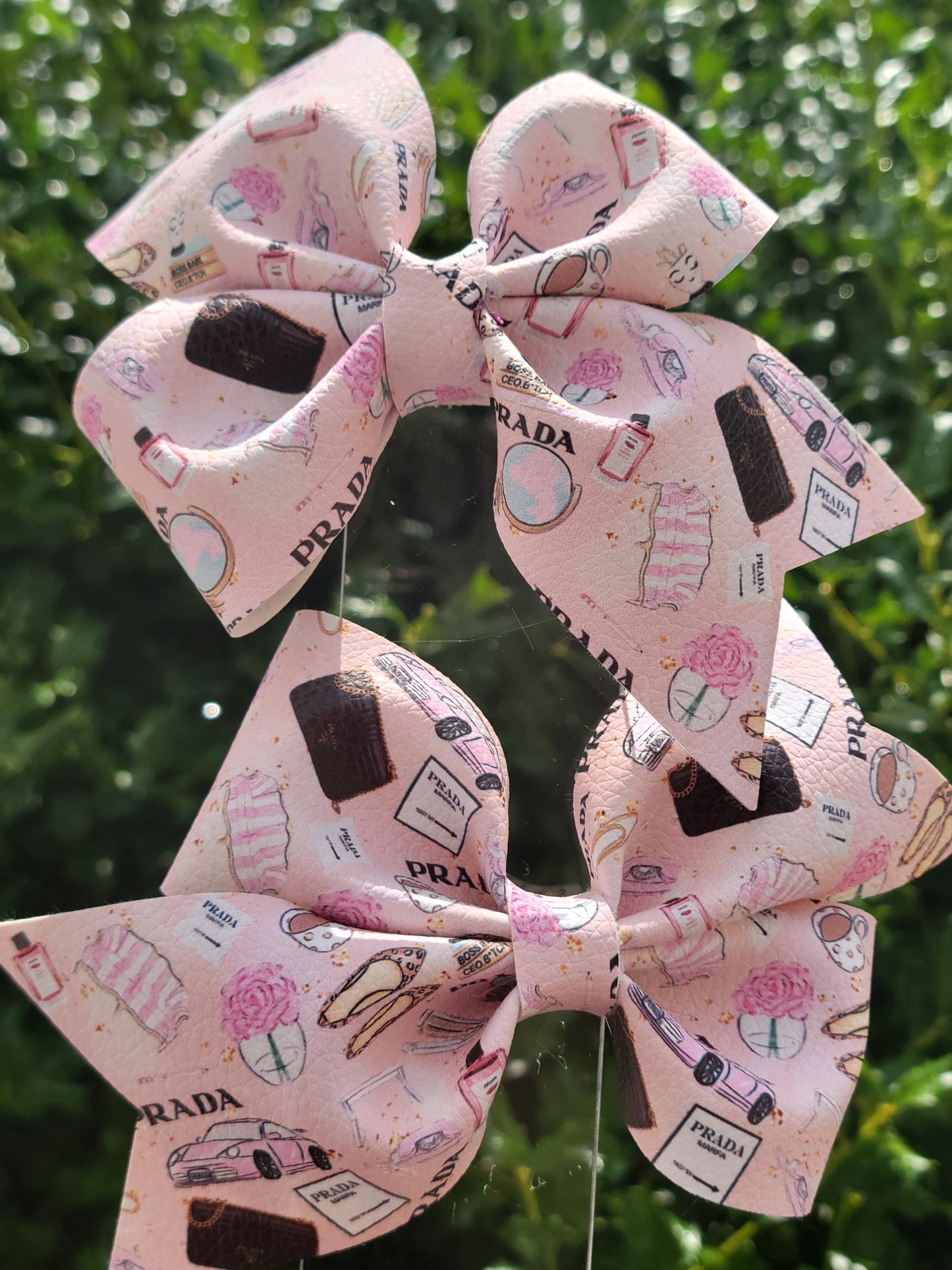 Prada girl faux leather piggies