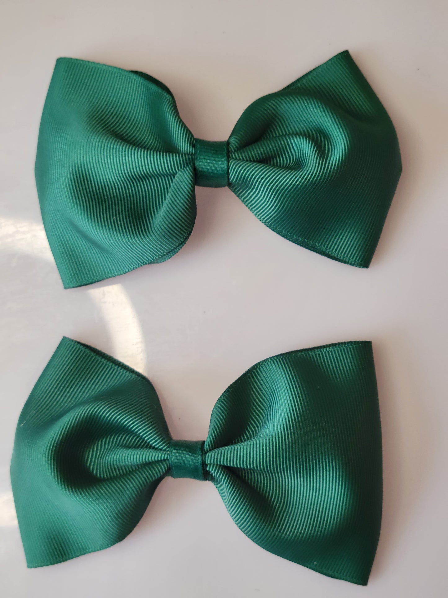 Emerald green pigtails set