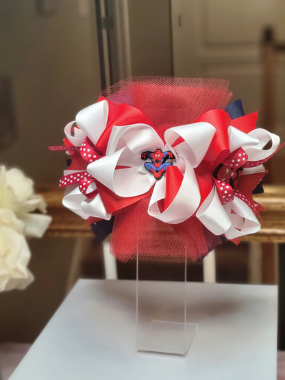 Spiderman stacked bow