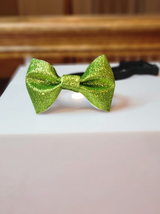 Lime green bowtie