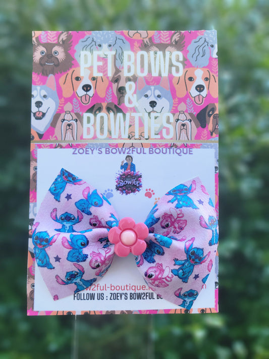 Puppy stitch bow