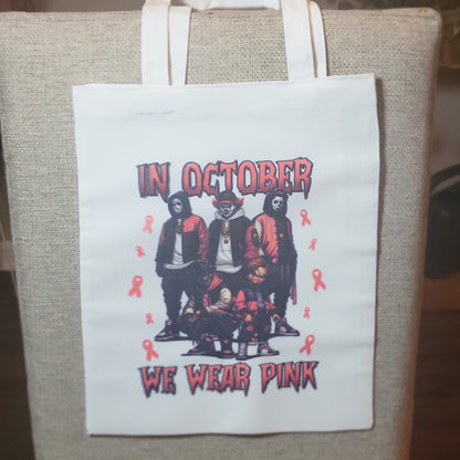 October white tote bags