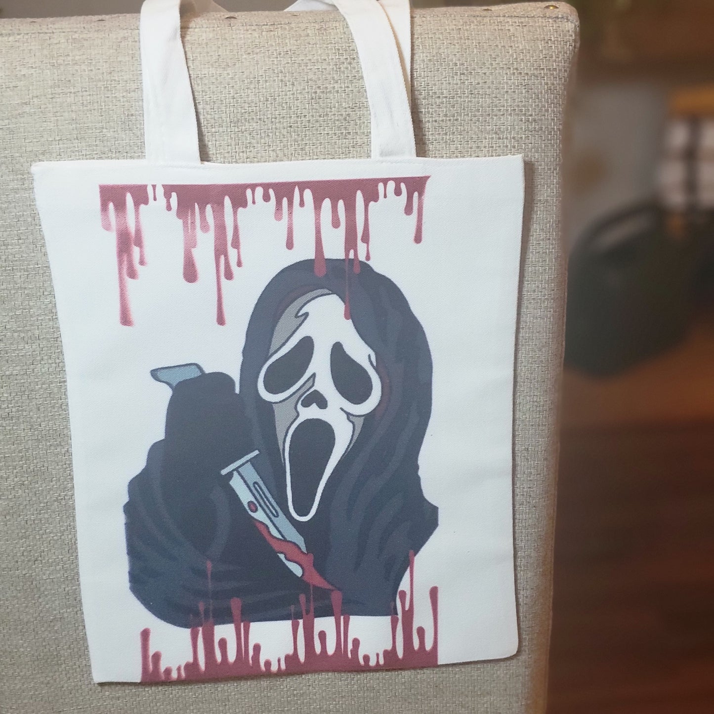 October white tote bags