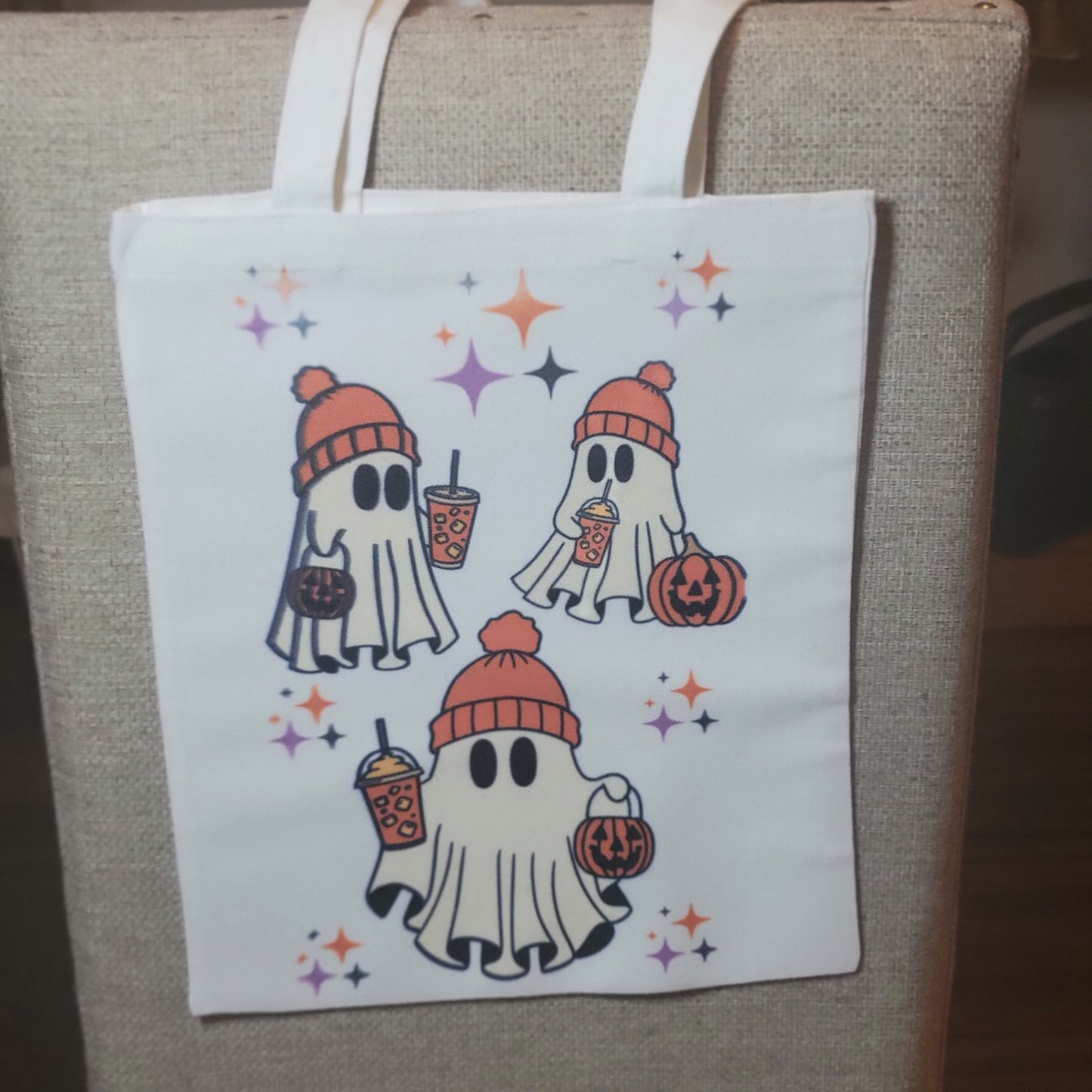 October white tote bags