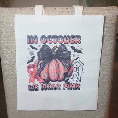 October white tote bags