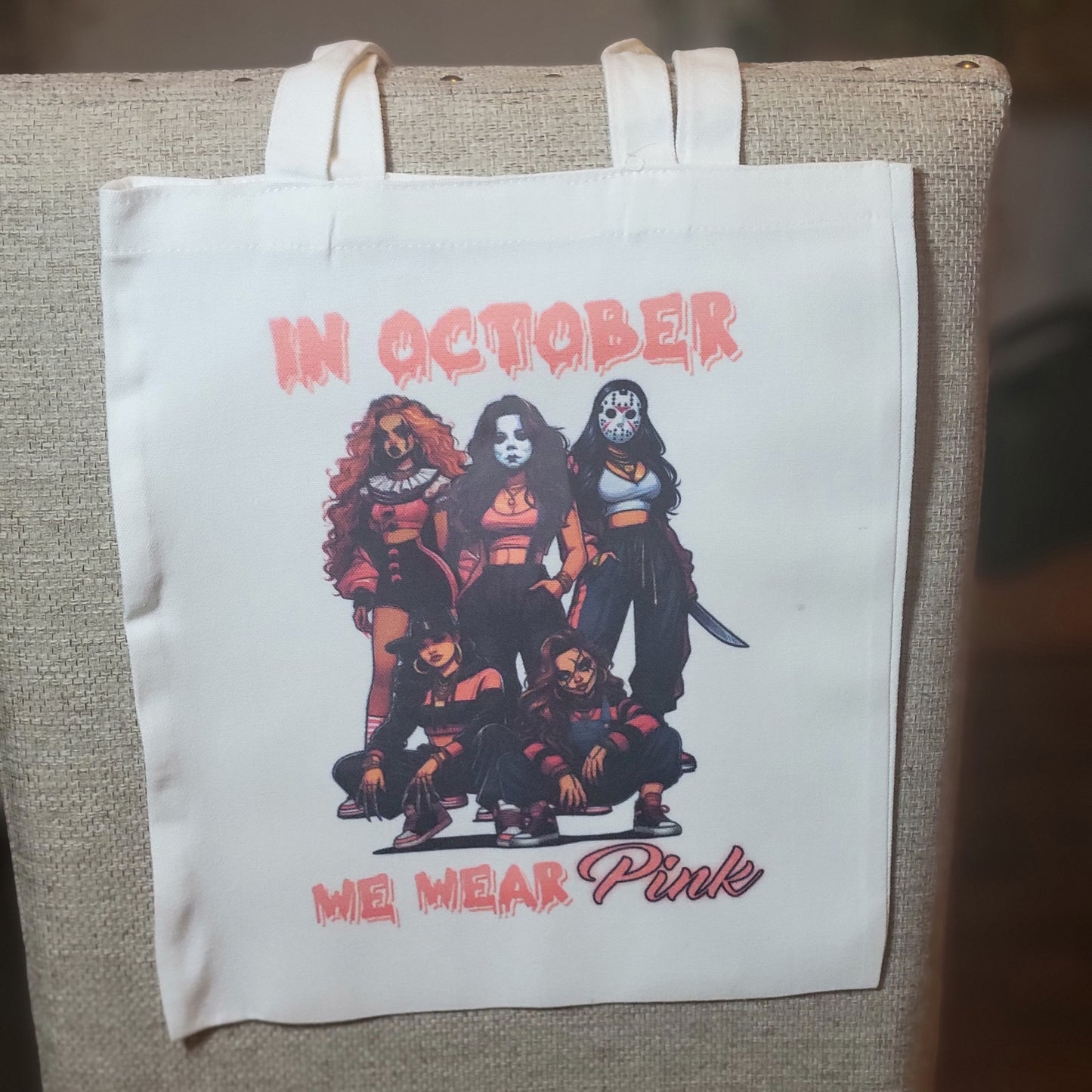 October white tote bags