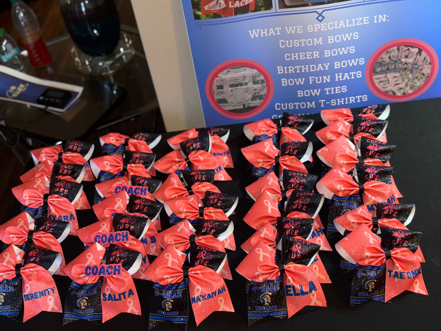 Custom cheer, dance or competition bows