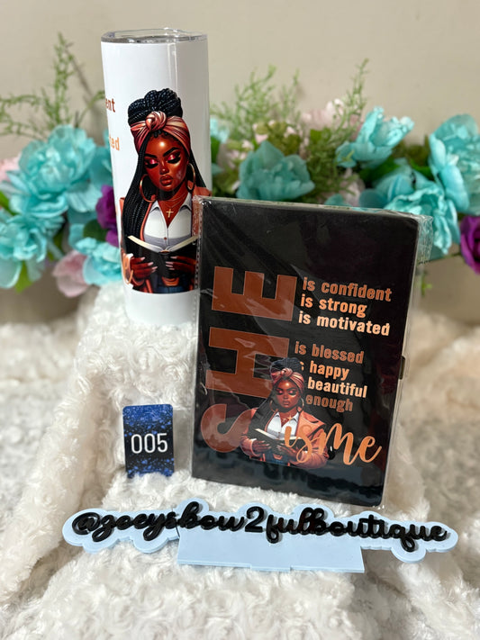 Journal and Tumblers