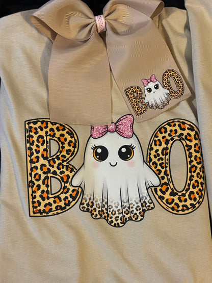 Boo matching tee and B set