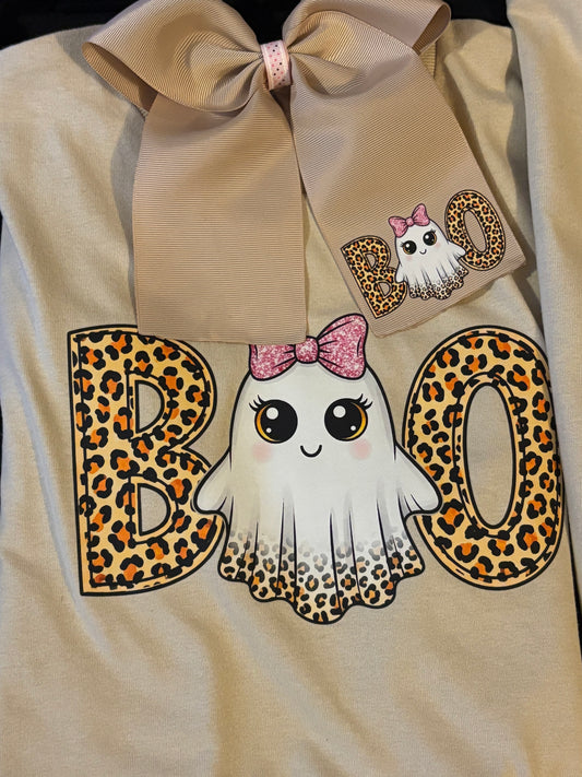 Boo matching tee and B set