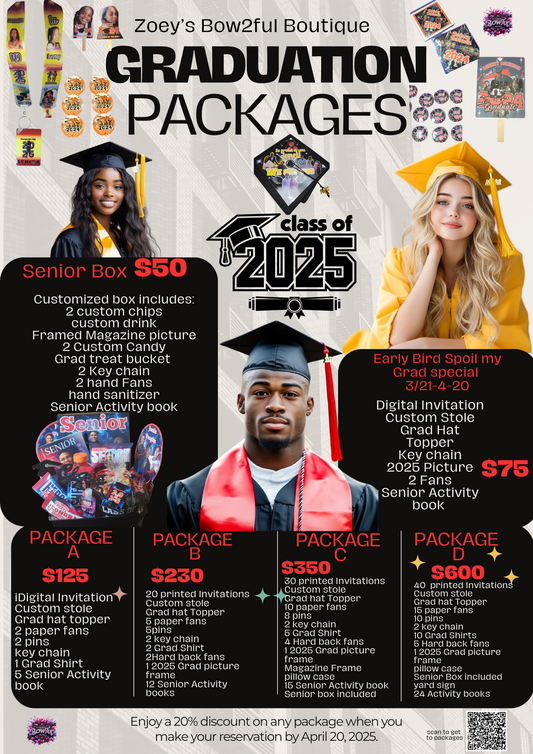 2025 Graduation Packages