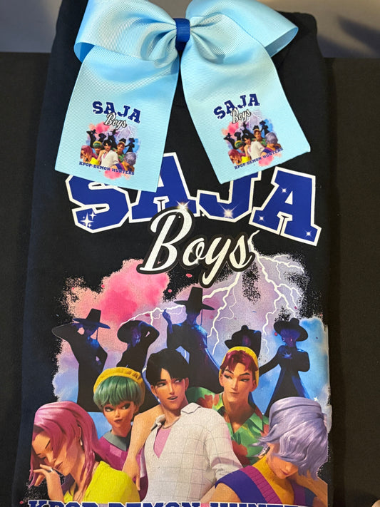 The Saja boys tee and B. Set