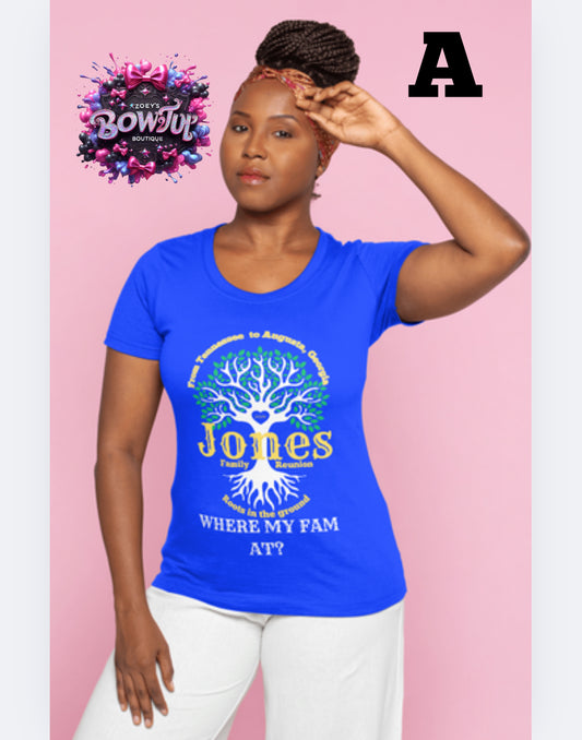 Family reunion/ event shirts