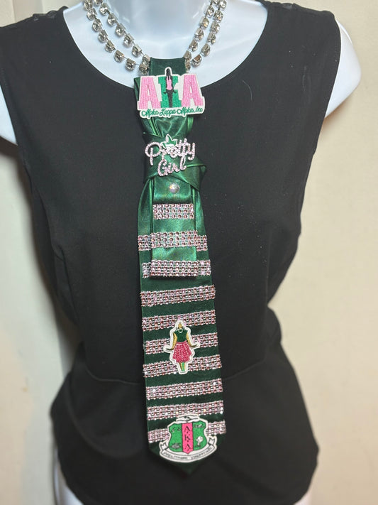 Pretty girl bling tie