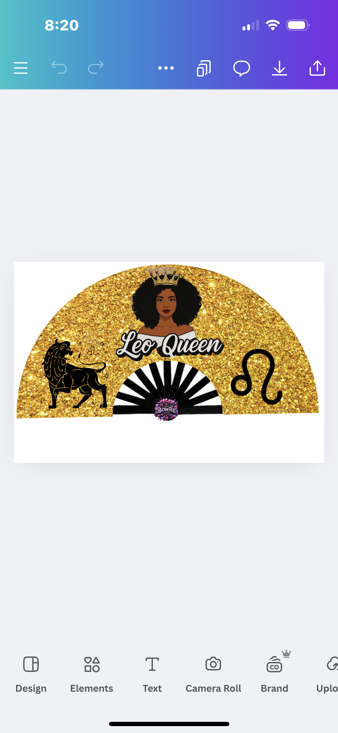 Pre order designed fans