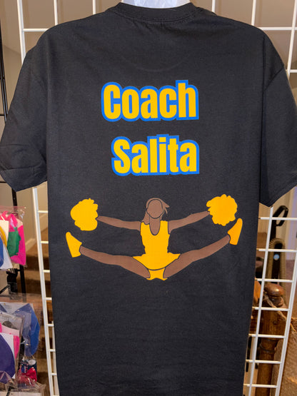 Trojans cheer team shirts