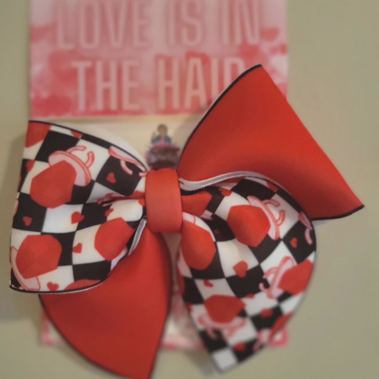 Red ring pop sailor bow