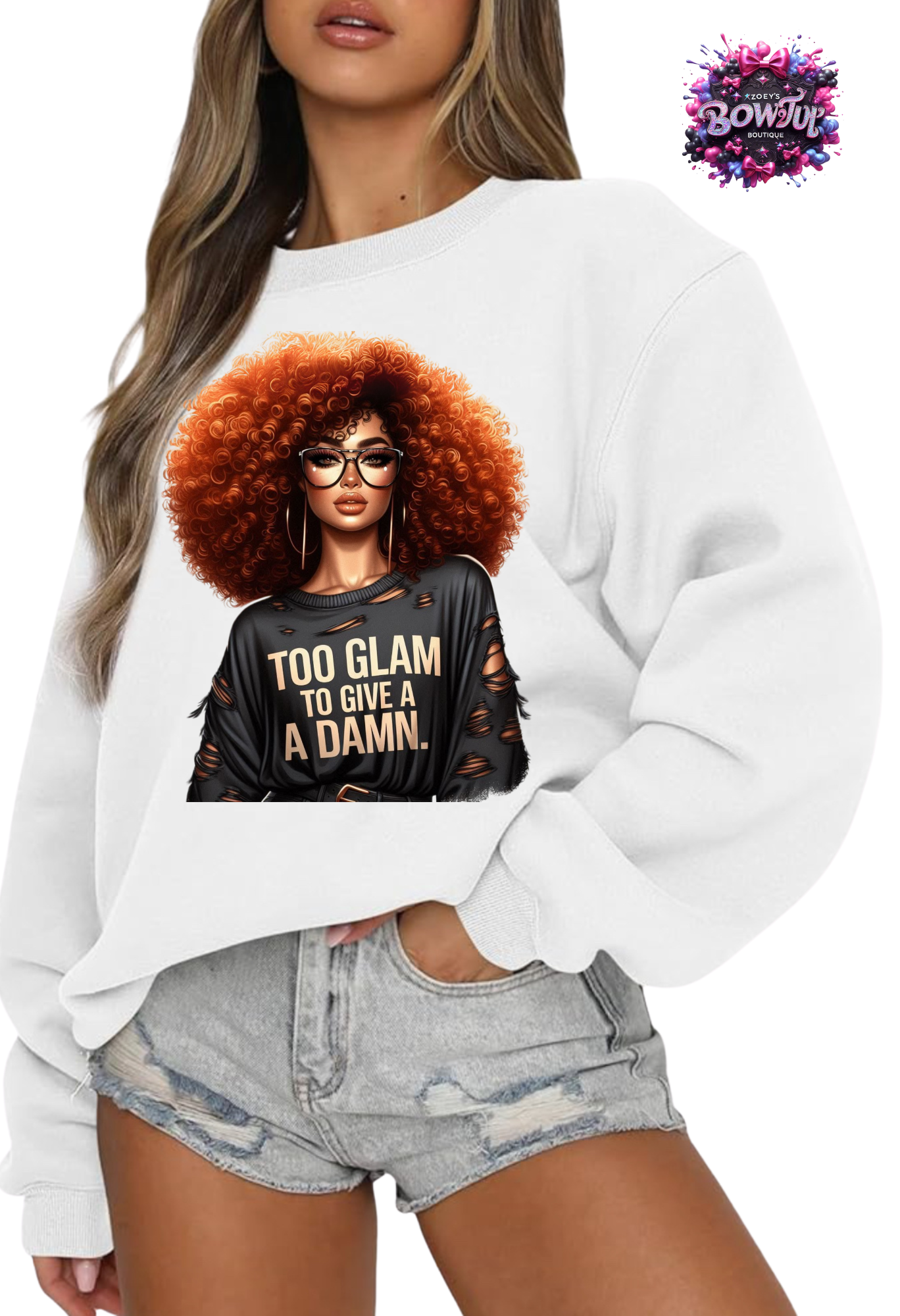 Too glam to give a damn