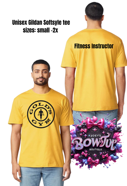 Golds Instructor tees