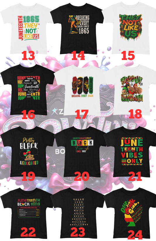 Juneteenth tees