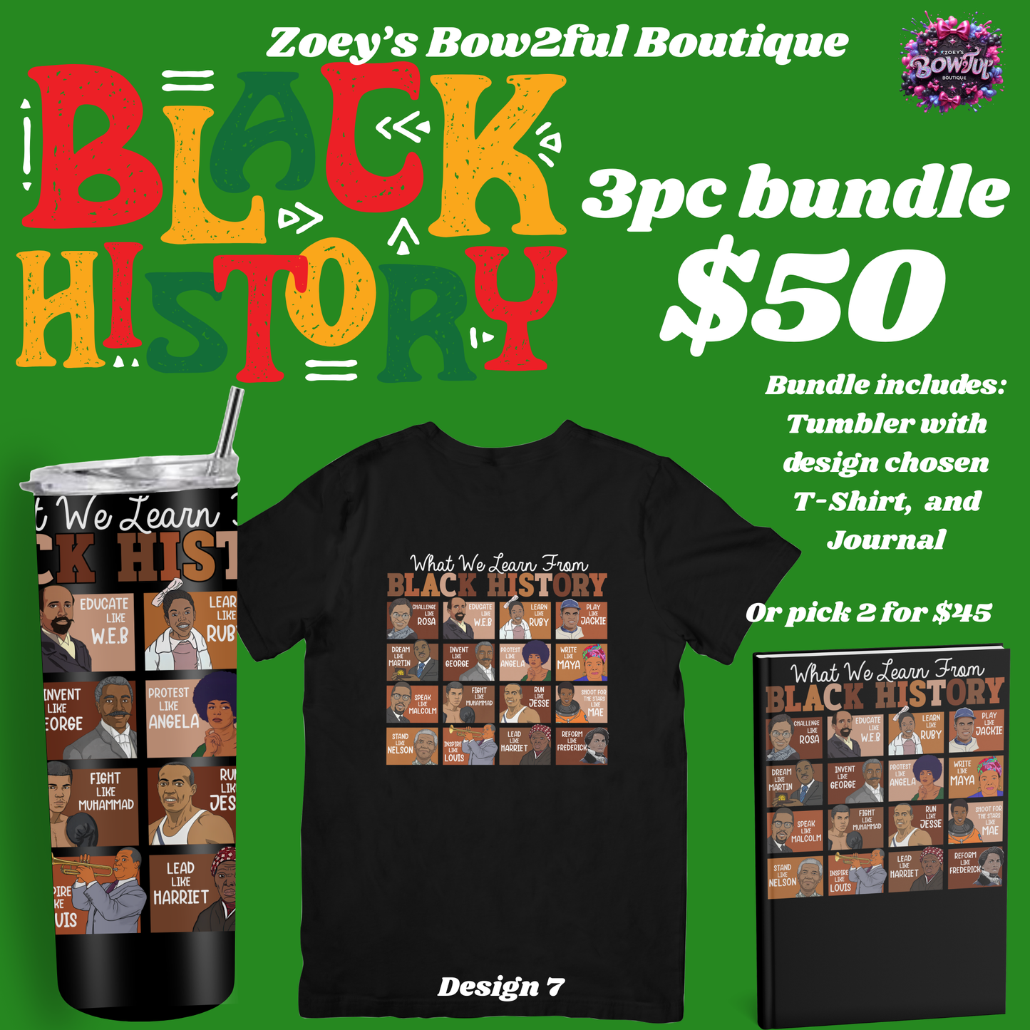 Black History 2026 design bundles