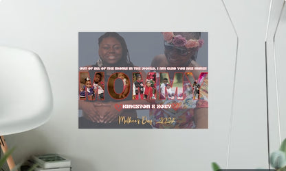 Digital custom mom day canvas