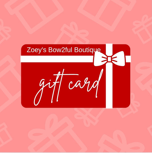 Zoey's Gift Card