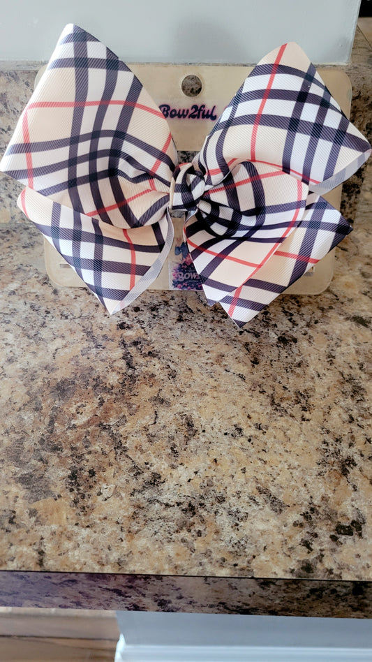 2025 plaid Boutique bow