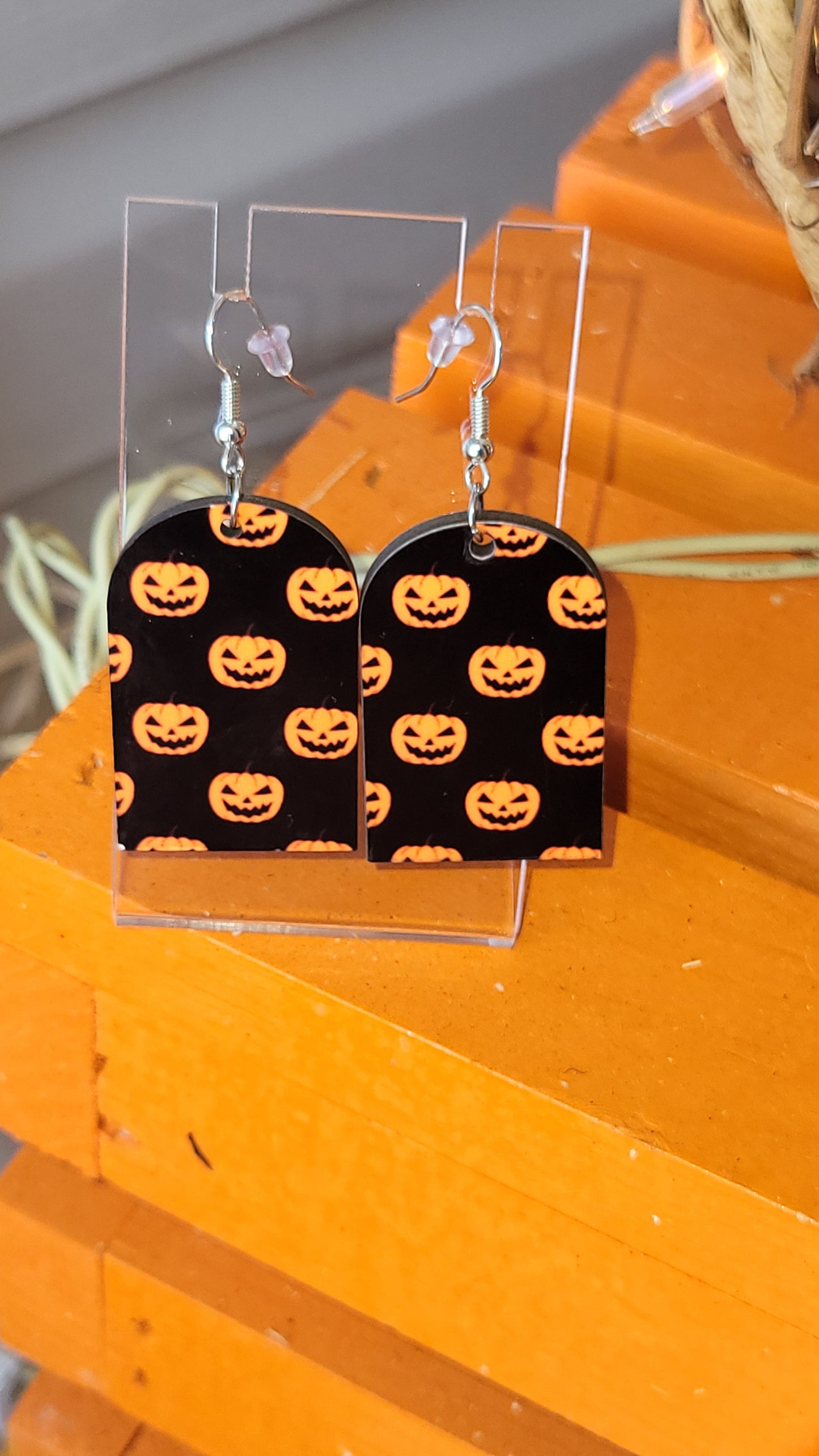 Spooky mystery earrings