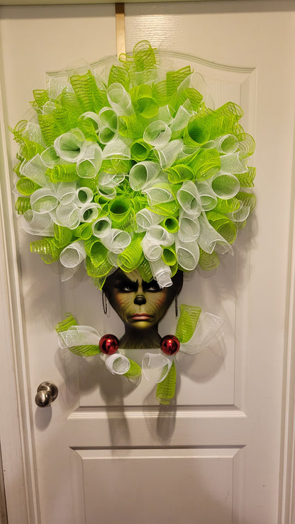 Mrs. Grinch wreath