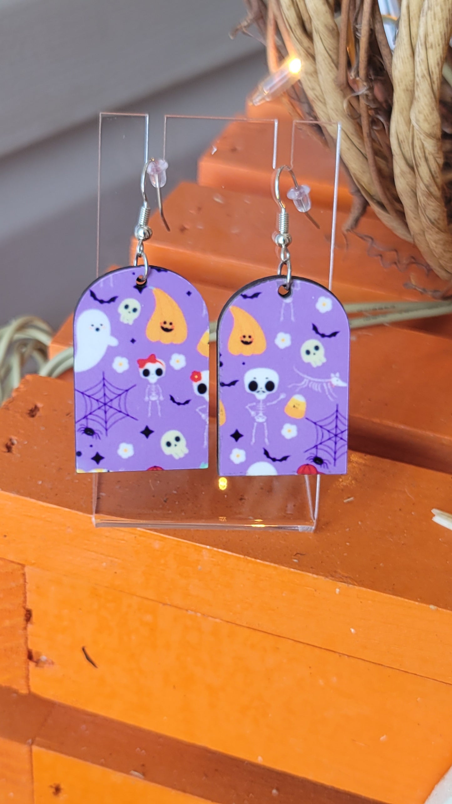 Spooky mystery earrings