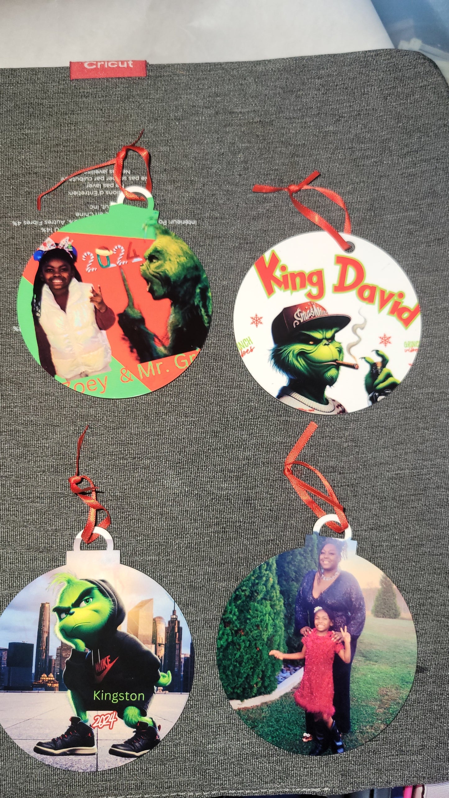 Custom Holiday ornaments 1pc