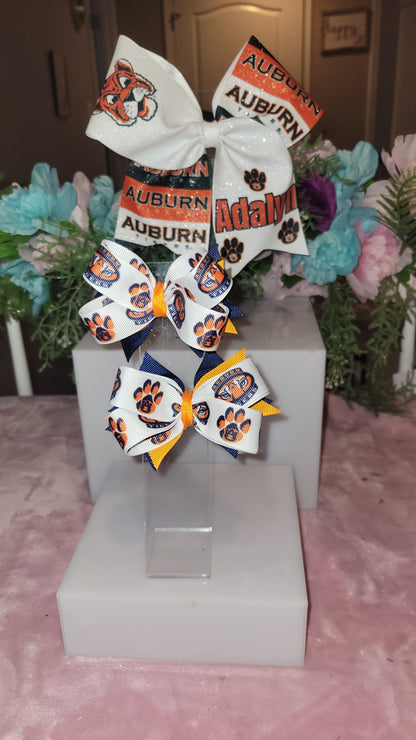 Custom cheer bows