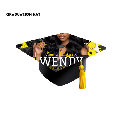 Graduation stole and topper bundle