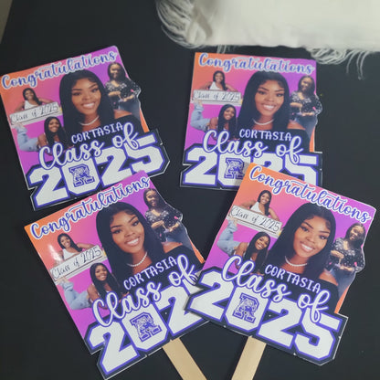 Graduation or party  fans paperback